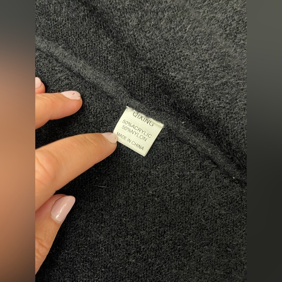 Black Open Front Cardigan Size Small - Picture 5 of 6